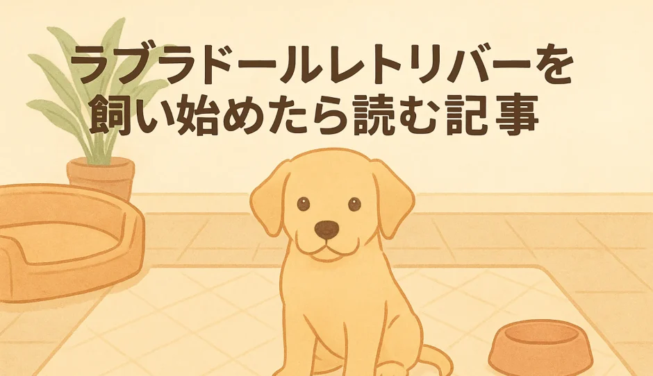 ラブラドールレトリバーとはどんな犬？性格・特徴・飼いやすさを徹底解説