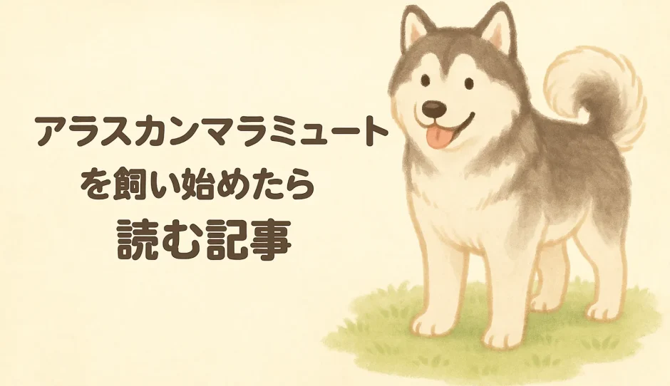 アラスカンマラミュートとはどんな犬？性格・特徴・飼いやすさを徹底解説