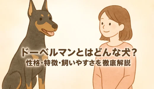 ドーベルマンとはどんな犬？性格・特徴・飼いやすさを徹底解説
