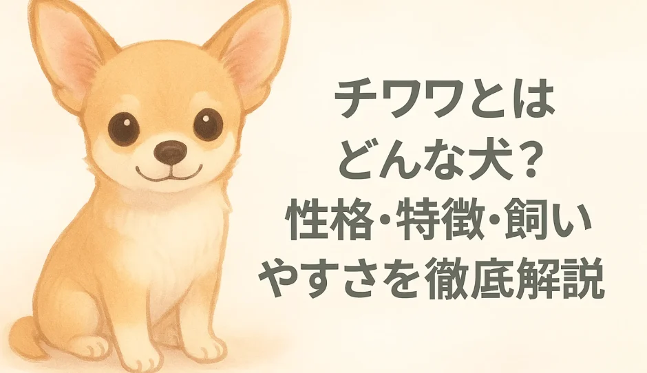 チワワとはどんな犬？性格・特徴・飼いやすさを徹底解説