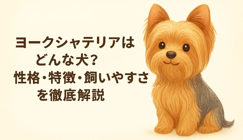 ヨークシャテリアとはどんな犬？性格・特徴・飼いやすさを徹底解説
