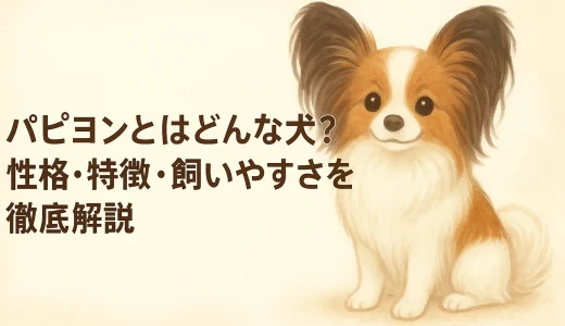 パピヨンとはどんな犬？性格・特徴・飼いやすさを徹底解説