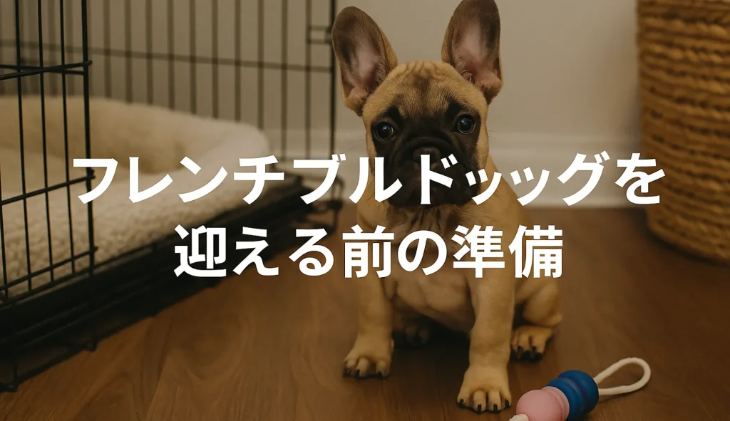 フレンチブルドッグを迎える前の準備