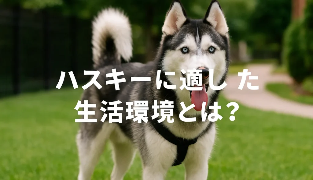 ハスキーに適した生活環境とは?