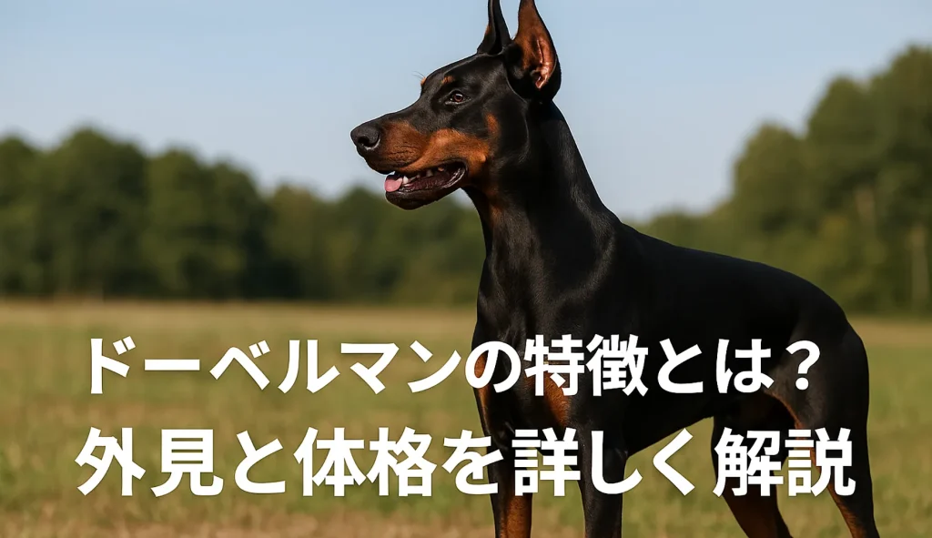 ドーベルマンの特徴とは?外見と体格を詳しく解説