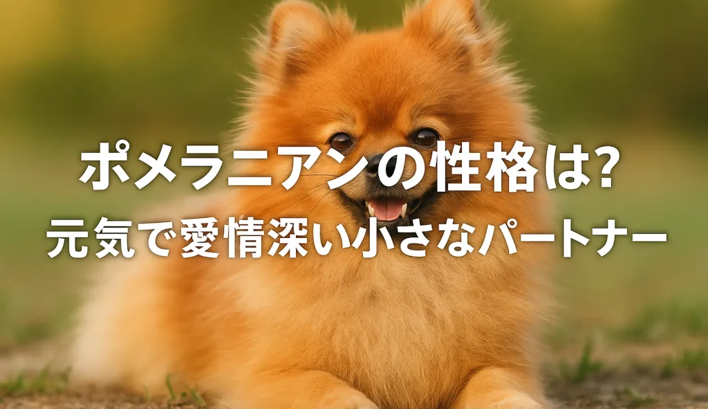 ポメラニアンの性格は?元気で愛情深い小さなパートナー