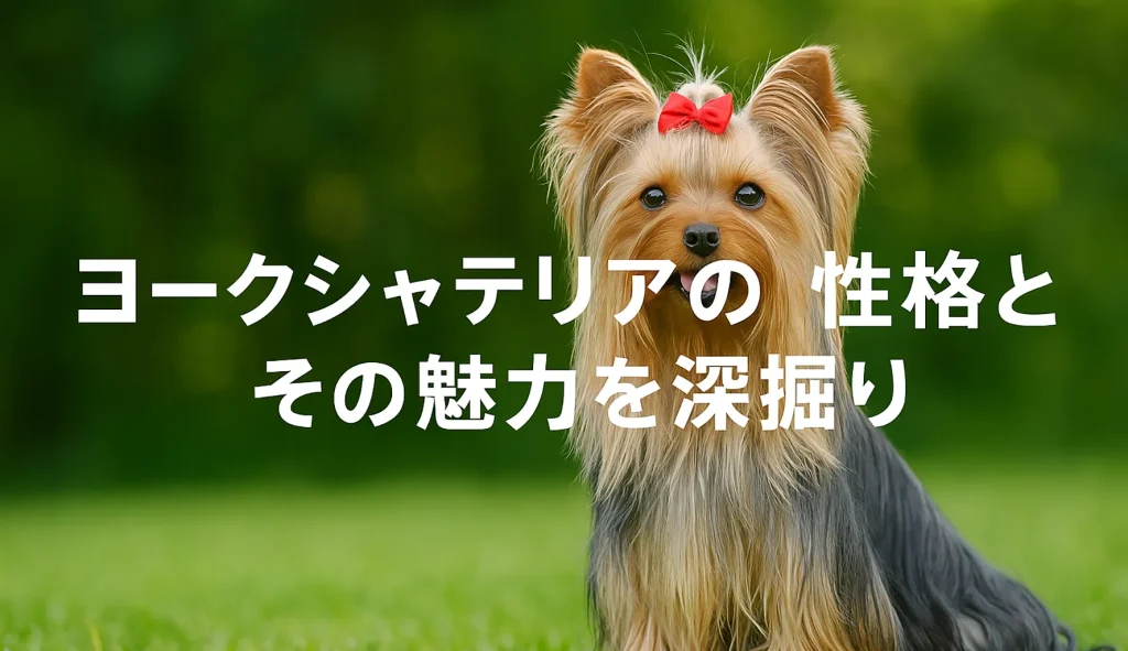ヨークシャテリアの性格とその魅力を深掘り