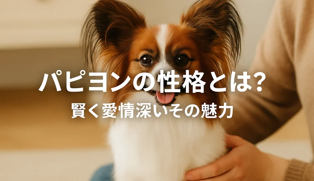 パピヨンの性格とは?賢く愛情深いその魅力