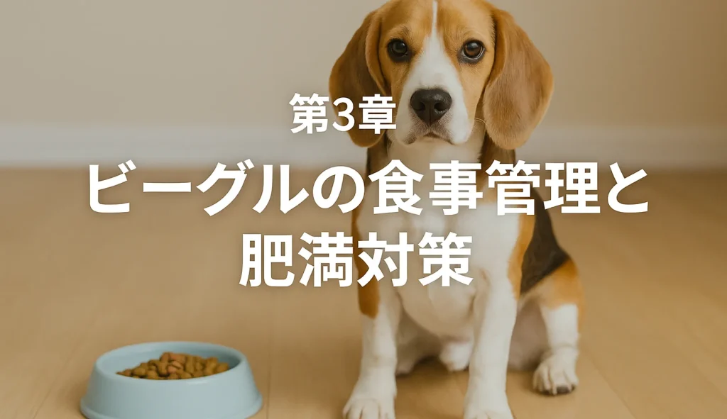 ビーグルの食事管理と肥満対策