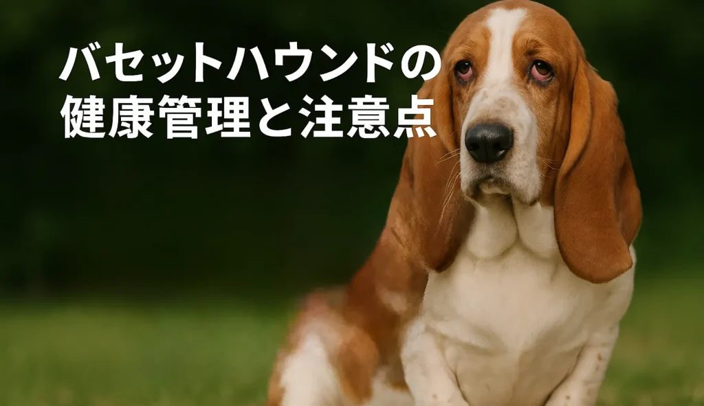 バセットハウンドの健康管理と注意点