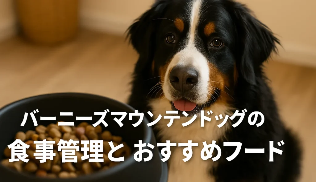 バーニーズマウンテンドッグの食事管理とおすすめフード