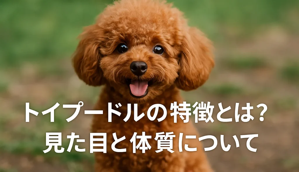 トイプードルの特徴とは?見た目と体質について