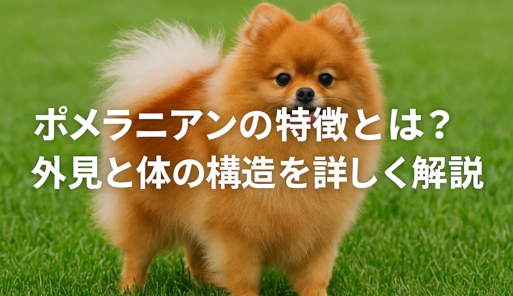 ポメラニアンの特徴とは?外見と体の構造を詳しく解説