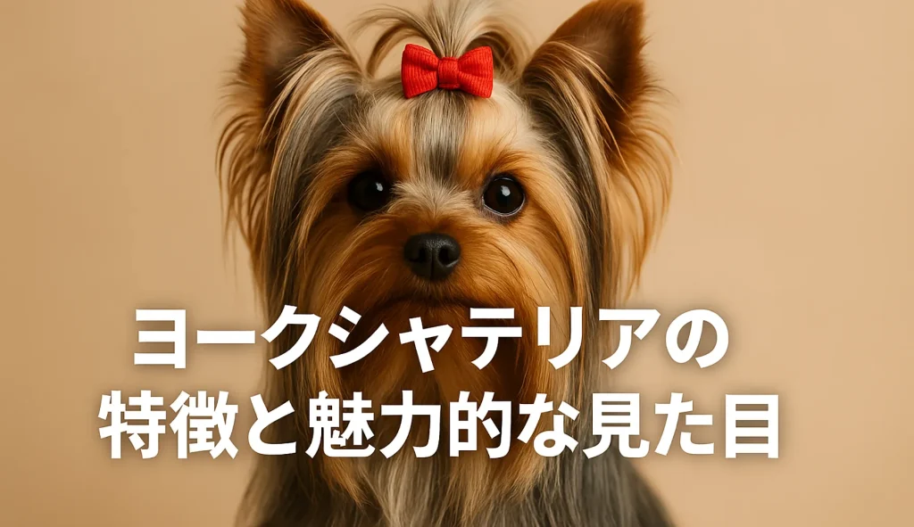 ヨークシャテリアの特徴と魅力的な見た目