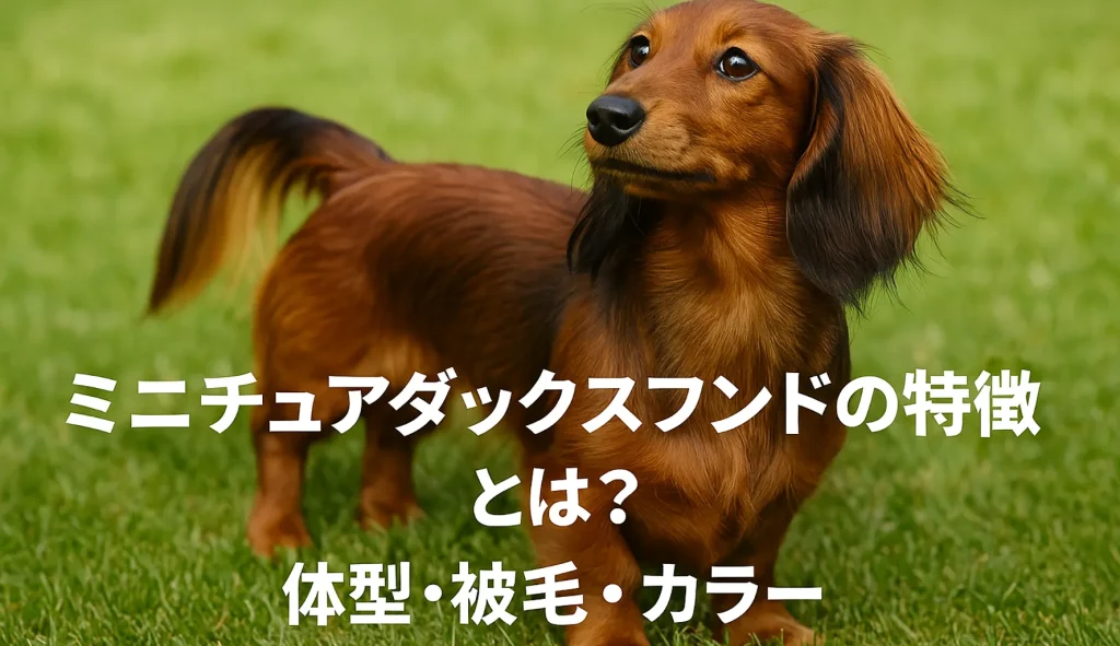 ミニチュアダックスフンドの特徴とは?体型・被毛・カラー