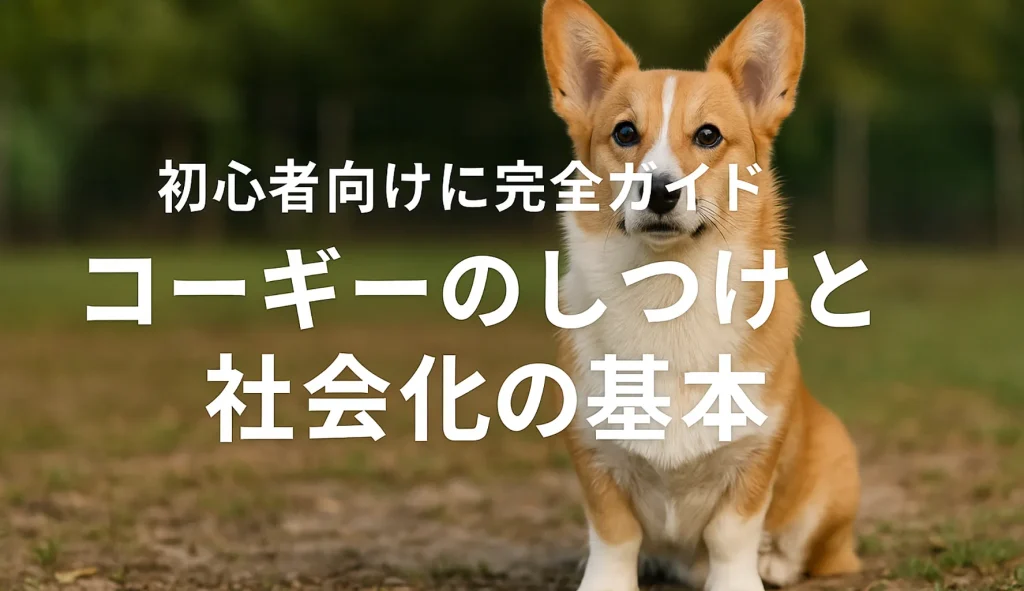 コーギーのしつけと社会化の基本