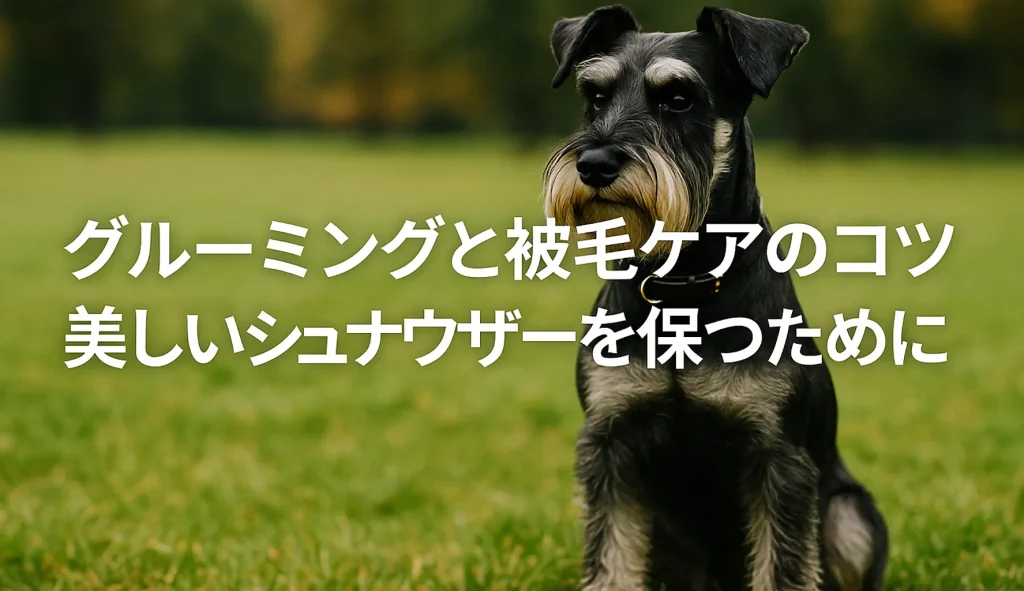 グルーミングと被毛ケアのコツ:美しいシュナウザーを保つために