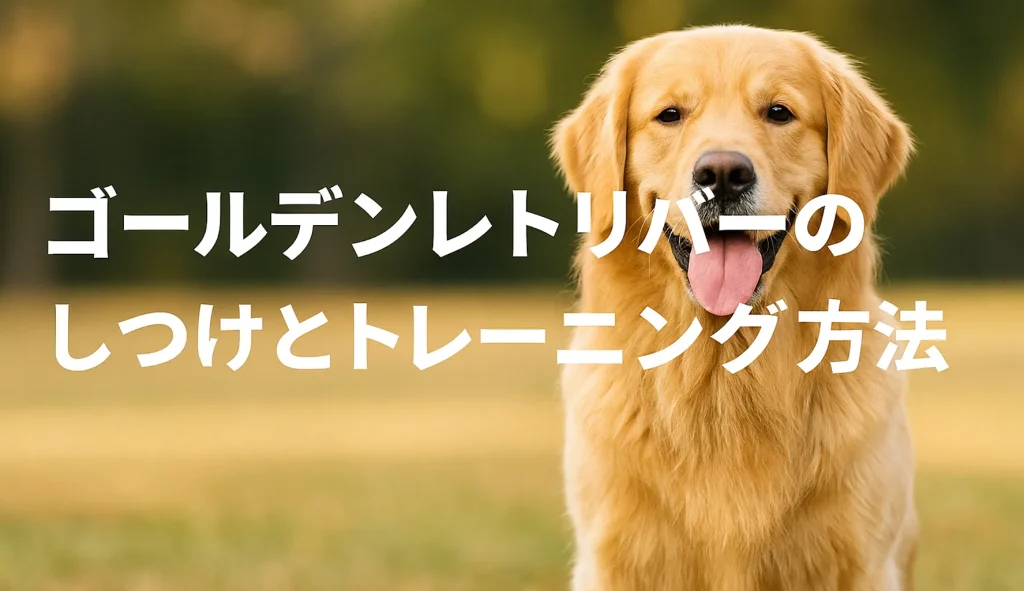 ゴールデンレトリバーのしつけとトレーニング方法