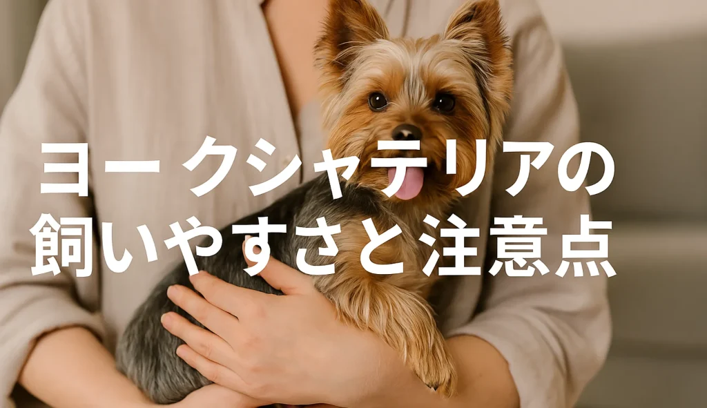 ヨークシャテリアの飼いやすさと注意点