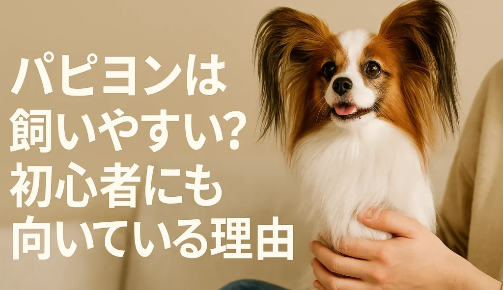 パピヨンは飼いやすい?初心者にも向いている理由
