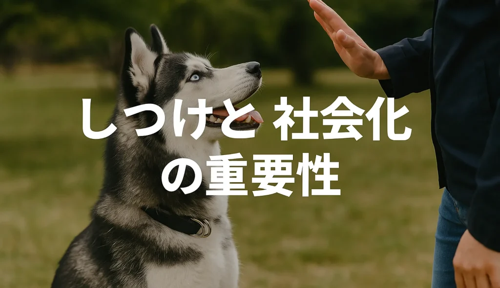 しつけと社会化の重要性