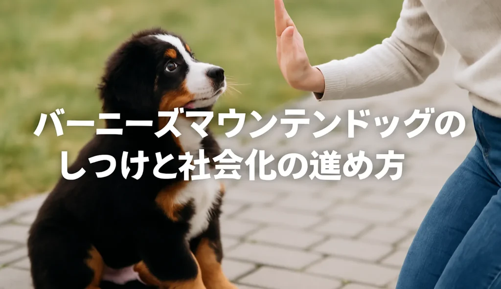 バーニーズマウンテンドッグのしつけと社会化の進め方
