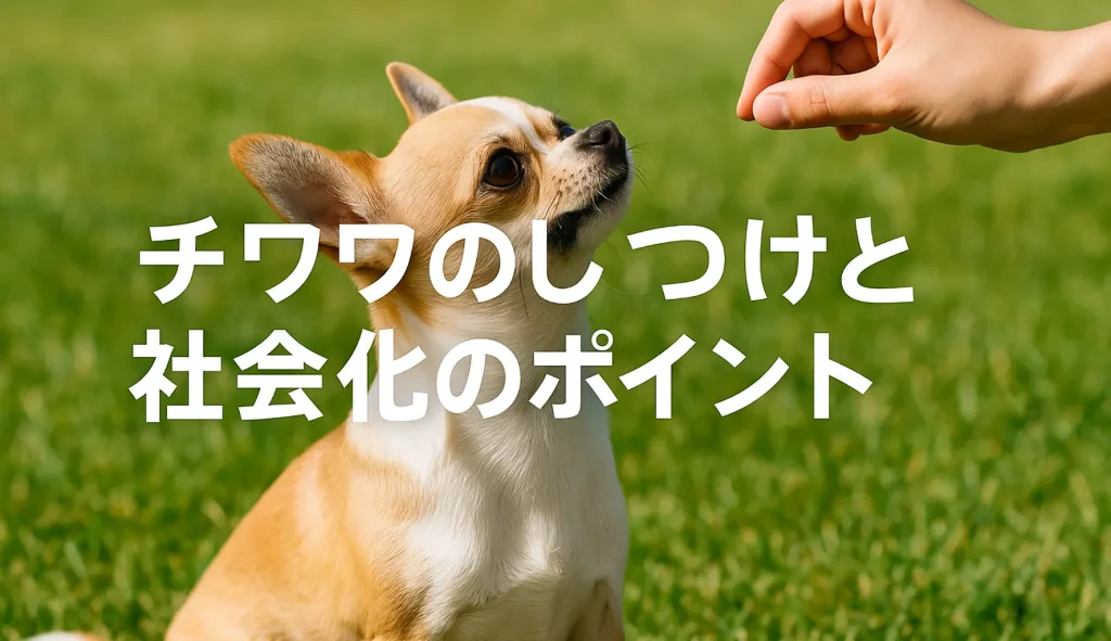 チワワのしつけと社会化のポイント