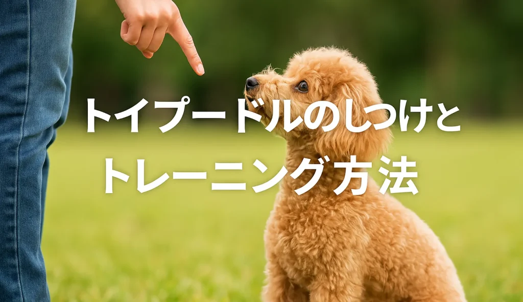 トイプードルのしつけとトレーニング方法