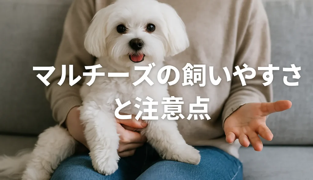 マルチーズの飼いやすさと注意点