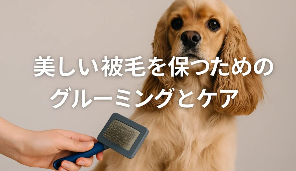 美しい被毛を保つためのグルーミングとケア
