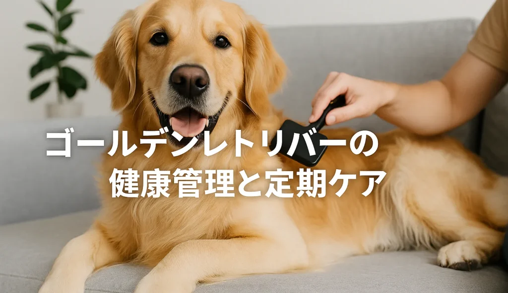 ゴールデンレトリバーの健康管理と定期ケア