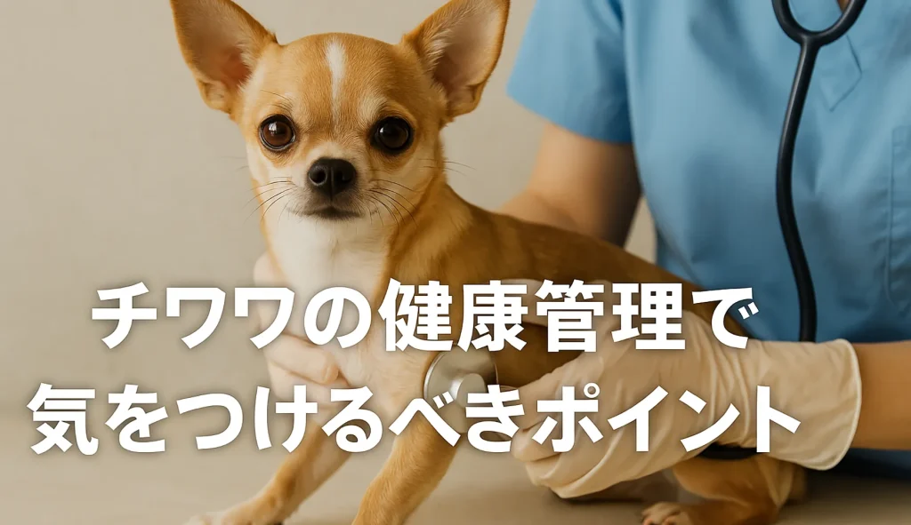 チワワの健康管理で気をつけるべきポイント