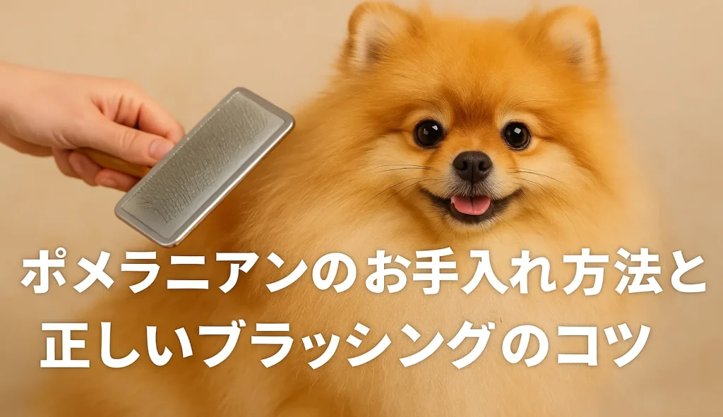 ポメラニアンのお手入れ方法と正しいブラッシングのコツ