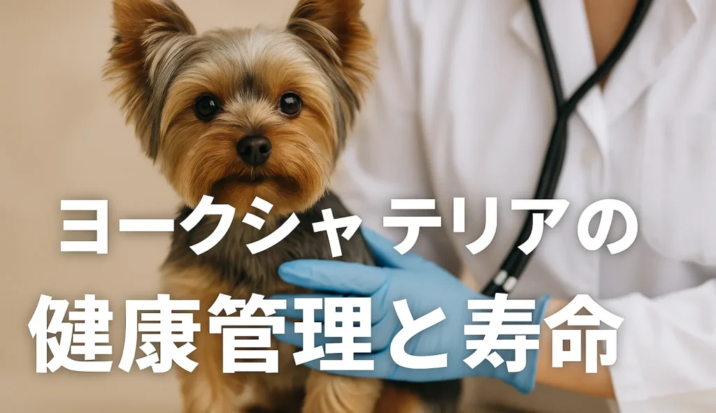 ヨークシャテリアの健康管理と寿命