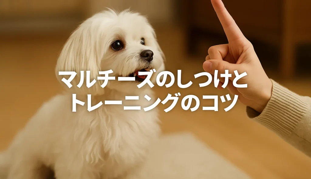 マルチーズのしつけとトレーニングのコツ