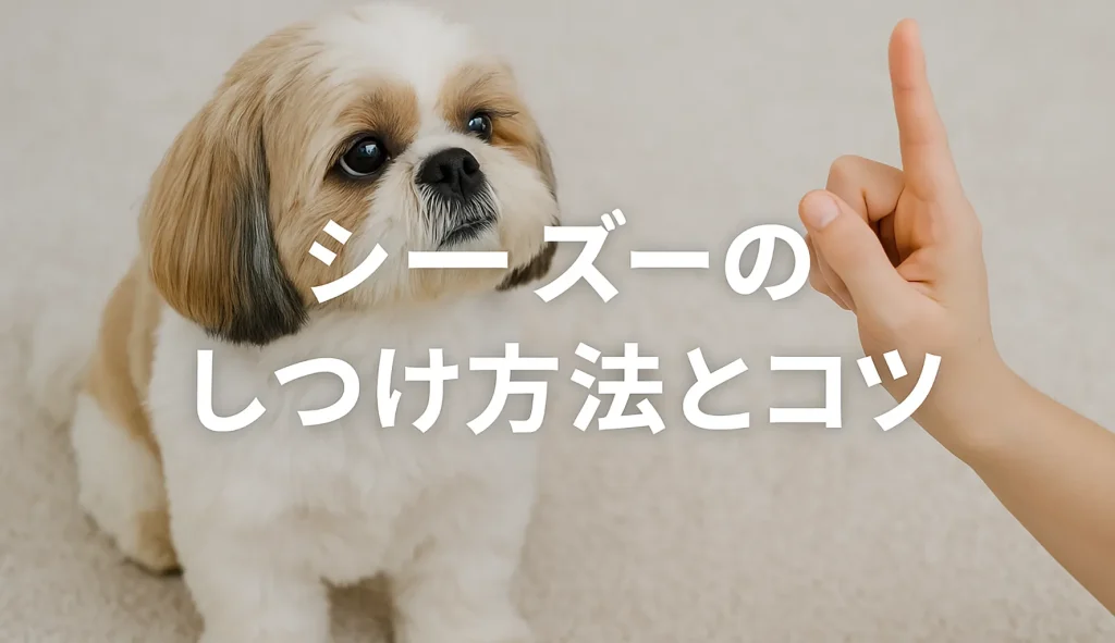 シーズーのしつけ方法とコツ