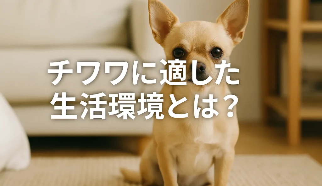 チワワに適した生活環境とは?