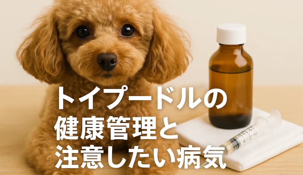 トイプードルの健康管理と注意したい病気