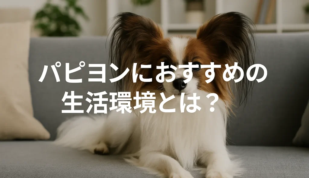 パピヨンにおすすめの生活環境とは?