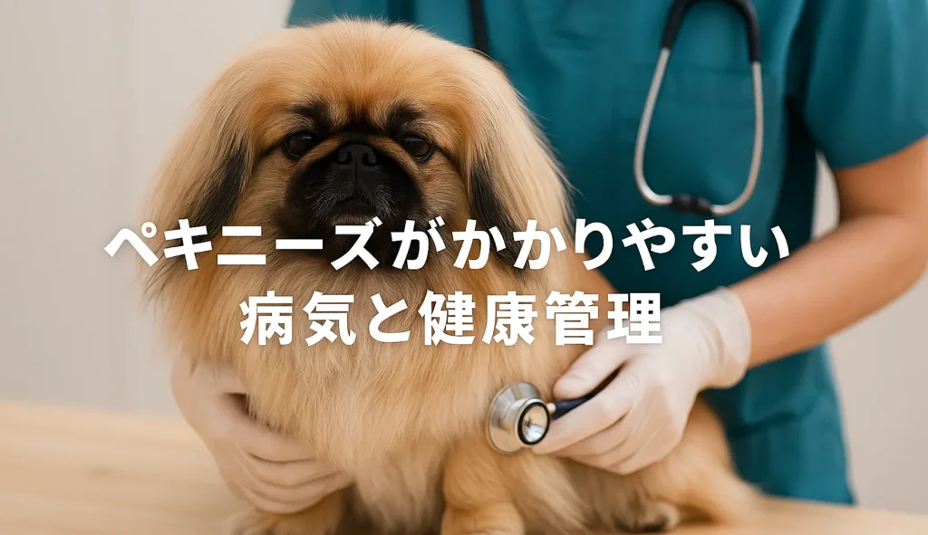 ペキニーズがかかりやすい病気と健康管理