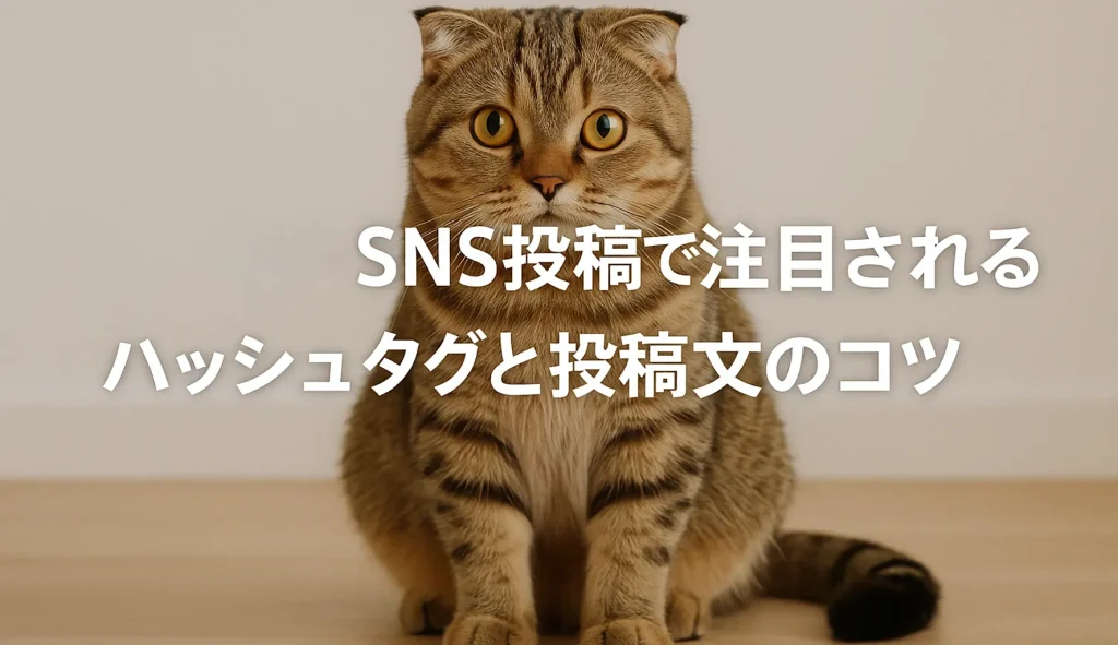 SNS投稿で注目されるハッシュタグと投稿文のコツ