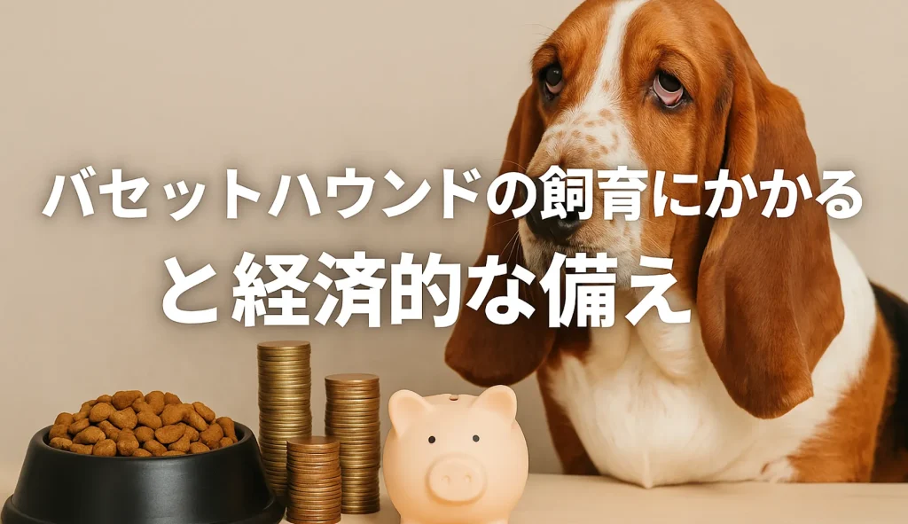 バセットハウンドの飼育にかかる費用と経済的な備え