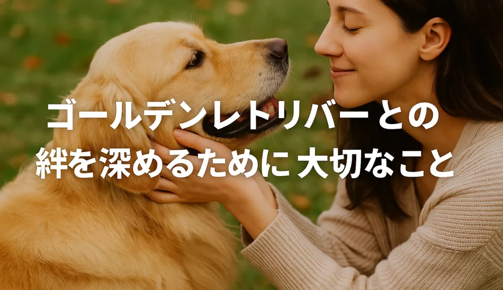 ゴールデンレトリバーとの絆を深めるために大切なこと
