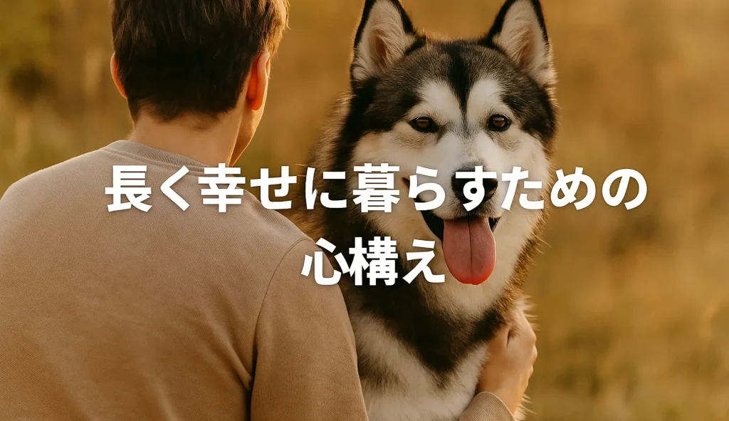 長く幸せに暮らすための心構え