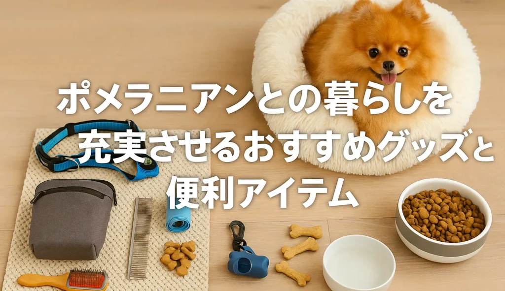 ポメラニアンとの暮らしを充実させるおすすめグッズと便利アイテム