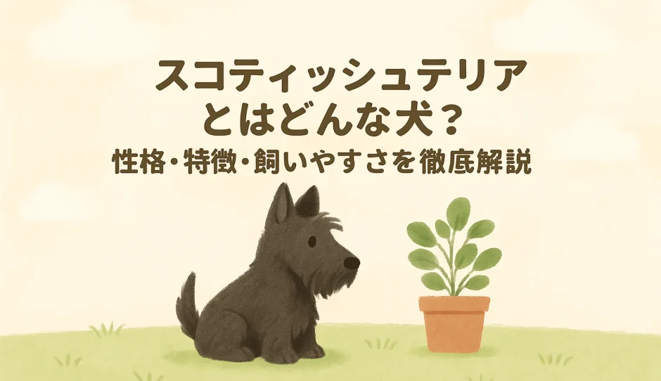スコティッシュテリアとはどんな犬？性格・特徴・飼いやすさを徹底解説