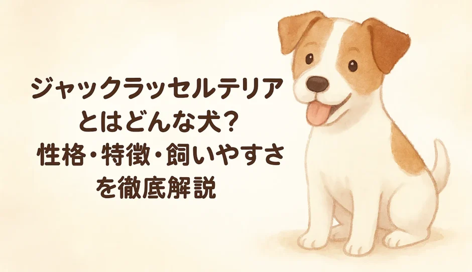 ジャックラッセルテリアとはどんな犬？性格・特徴・飼いやすさを徹底解説