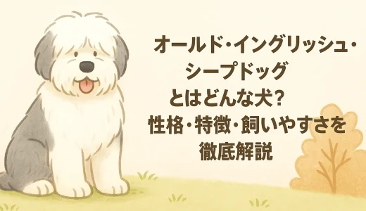 オールド・イングリッシュ・シープドッグとはどんな犬？性格・特徴・飼いやすさを徹底解説