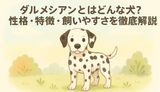 ダルメシアンとはどんな犬？性格・特徴・飼いやすさを徹底解説