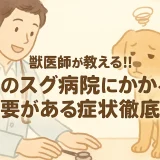 獣医師が教える!!犬のスグ病院にかかる必要がある症状徹底解析
